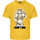 A Female Viking Shield Maiden Warrior Kids T-Shirt Childrens Yellow