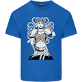 A Female Viking Shield Maiden Warrior Mens Cotton T-Shirt Tee Top Royal Blue