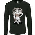 A Female Viking Shield Maiden Warrior Mens Long Sleeve T-Shirt Black