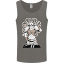 A Female Viking Shield Maiden Warrior Mens Vest Tank Top Charcoal