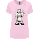 A Female Viking Shield Maiden Warrior Womens Wider Cut T-Shirt Light Pink