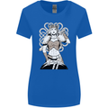 A Female Viking Shield Maiden Warrior Womens Wider Cut T-Shirt Royal Blue