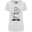 A Female Viking Shield Maiden Warrior Womens Wider Cut T-Shirt White