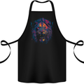 A Ferocious Lion Cotton Apron 100% Organic Black