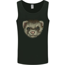 A Ferret Head Mens Vest Tank Top Black