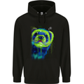 A Ferret Watercolour Childrens Kids Hoodie Black