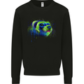 A Ferret Watercolour Kids Sweatshirt Jumper Black