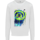 A Ferret Watercolour Kids Sweatshirt Jumper White