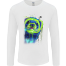 A Ferret Watercolour Mens Long Sleeve T-Shirt White