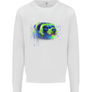 A Ferret Watercolour Mens Sweatshirt Jumper White