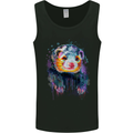 A Ferret Watercolour Mens Vest Tank Top Black