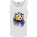 A Ferret Watercolour Mens Vest Tank Top White