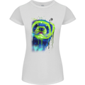 A Ferret Watercolour Womens Petite Cut T-Shirt White