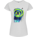 A Ferret Watercolour Womens Petite Cut T-Shirt White