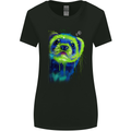A Ferret Watercolour Womens Wider Cut T-Shirt Black