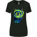 A Ferret Watercolour Womens Wider Cut T-Shirt Black