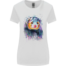 A Ferret Watercolour Womens Wider Cut T-Shirt White