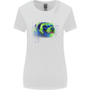 A Ferret Watercolour Womens Wider Cut T-Shirt White