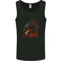 A Fierce Dragon Fantasy Art Mens Vest Tank Top Black