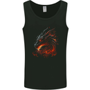 A Fierce Dragon Fantasy Art Mens Vest Tank Top Black