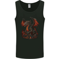 A Fierce Fantasy Dragon Mens Vest Tank Top Black