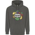 A Filthy Vegan Childrens Kids Hoodie Storm Grey
