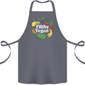 A Filthy Vegan Cotton Apron 100% Organic Steel