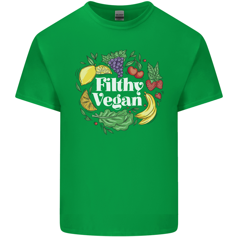 A Filthy Vegan Kids T-Shirt Childrens Irish Green