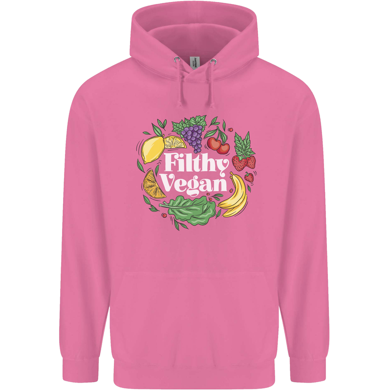 A Filthy Vegan Mens 80% Cotton Hoodie Azelea