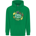 A Filthy Vegan Mens 80% Cotton Hoodie Irish Green