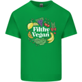 A Filthy Vegan Mens Cotton T-Shirt Tee Top Irish Green