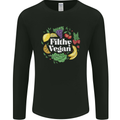 A Filthy Vegan Mens Long Sleeve T-Shirt Black