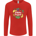 A Filthy Vegan Mens Long Sleeve T-Shirt Red