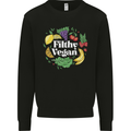 A Filthy Vegan Mens Sweatshirt Jumper Black