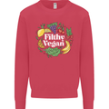 A Filthy Vegan Mens Sweatshirt Jumper Heliconia