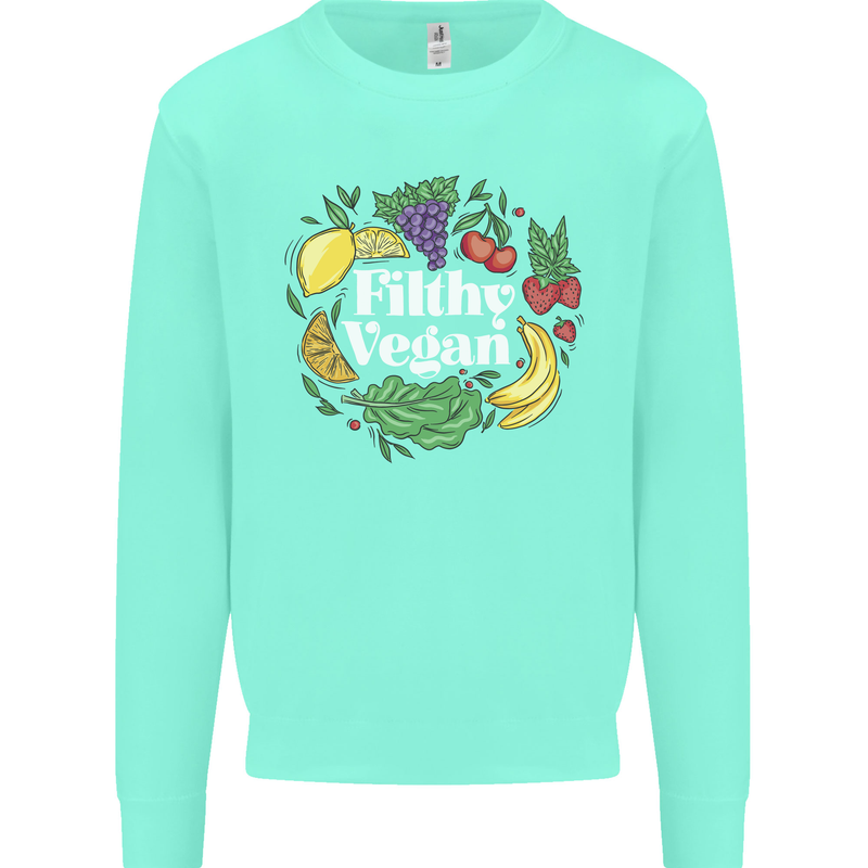 A Filthy Vegan Mens Sweatshirt Jumper Peppermint