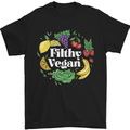 A Filthy Vegan Mens T-Shirt 100% Cotton Black