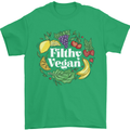 A Filthy Vegan Mens T-Shirt 100% Cotton Irish Green