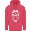 A Football Skull Footy Soccer Childrens Kids Hoodie Heliconia