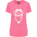 A Football Skull Footy Soccer Womens Wider Cut T-Shirt Azalea