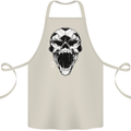 A Football Skull Soccer Footy Cotton Apron 100% Organic Natural