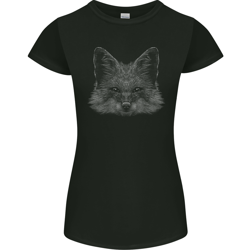A Fox Head Womens Petite Cut T-Shirt Black