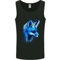 A Fox Watercolour Mens Vest Tank Top Black