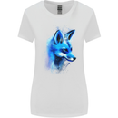 A Fox Watercolour Womens Wider Cut T-Shirt White