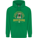 A French Bulldog Dog Childrens Kids Hoodie Irish Green