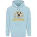 A French Bulldog Dog Childrens Kids Hoodie Light Blue