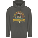A French Bulldog Dog Childrens Kids Hoodie Storm Grey