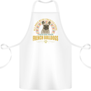 A French Bulldog Dog Cotton Apron 100% Organic White