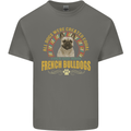 A French Bulldog Dog Kids T-Shirt Childrens Charcoal