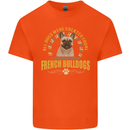 A French Bulldog Dog Kids T-Shirt Childrens Orange